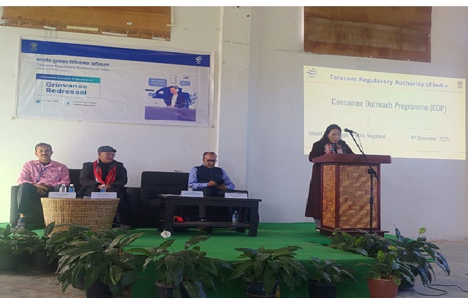 Consumer Outreach Programme at Wokha (Nagaland) by TRAI Regional Office, Kolkata
