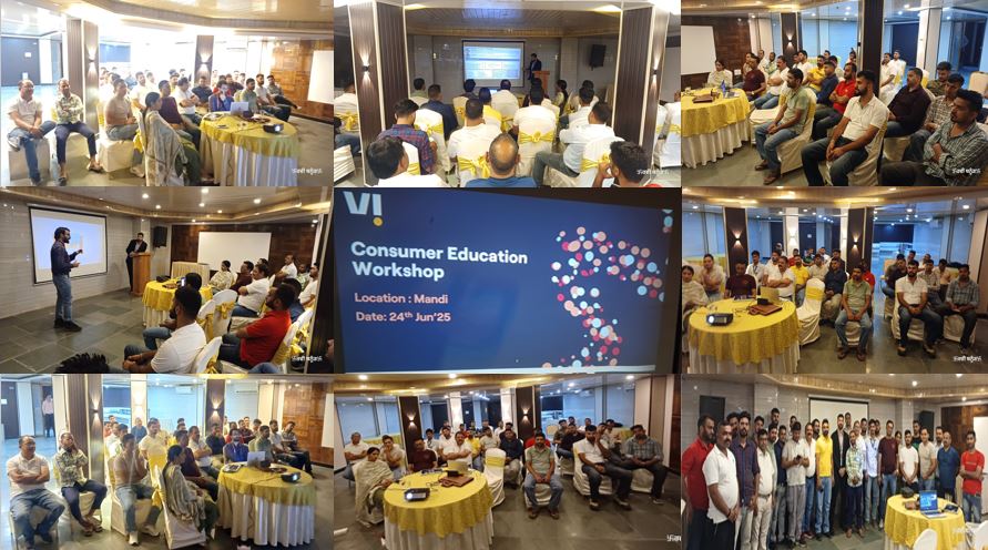 वोडाफोन आइडिया लिमिटेड द्वारा मंडी (हिमाचल प्रदेश) में उपभोक्ता शिक्षा कार्यक्रम
