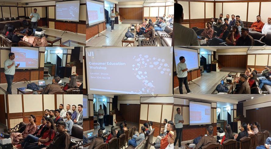 वोडाफोन आइडिया लिमिटेड द्वारा शिमला (हिमाचल प्रदेश) में उपभोक्ता शिक्षा कार्यक्रम