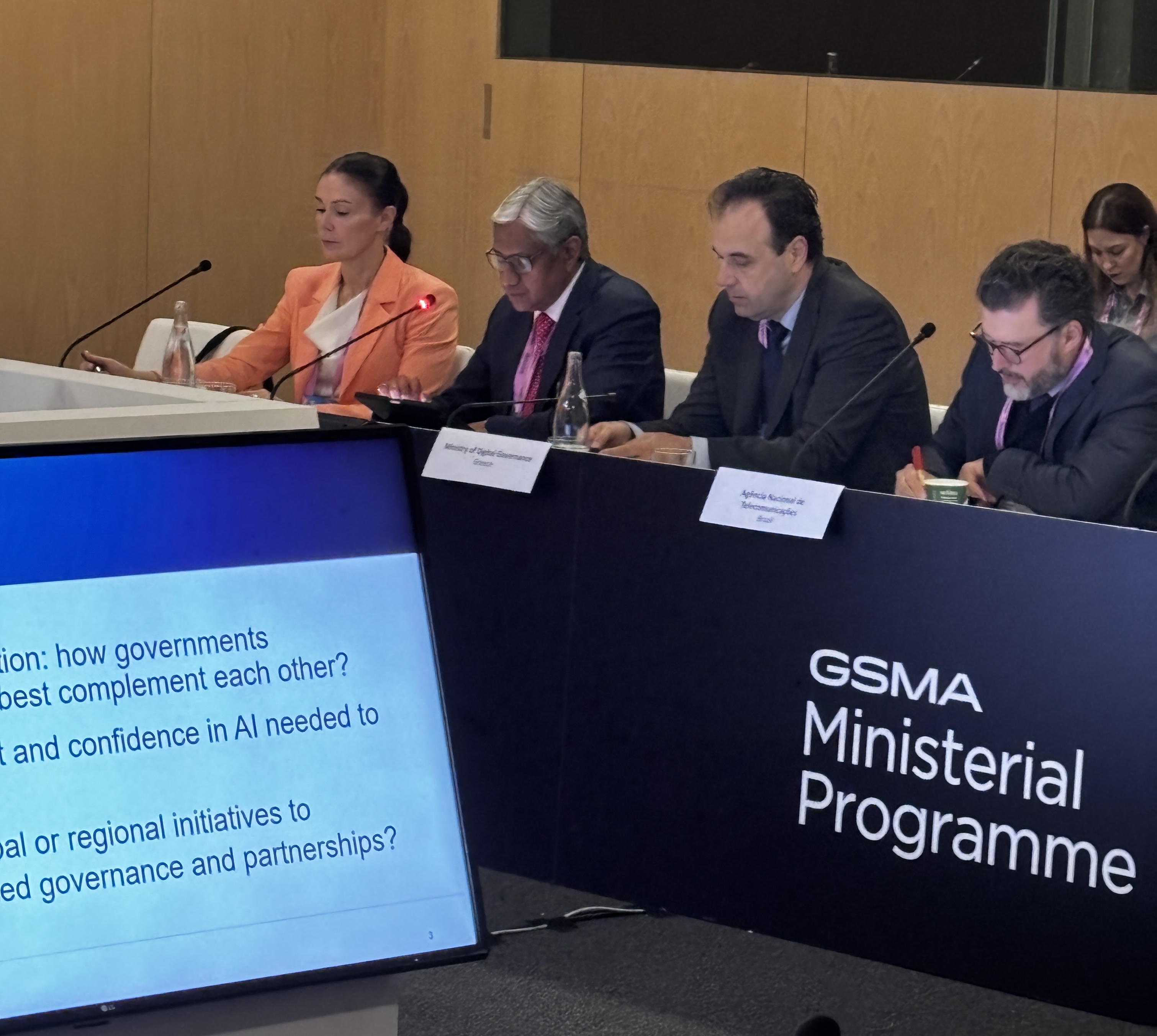 Chairman, TRAI, addressing the delegates in the Bilateral meeting 