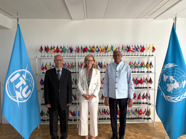 Chairman, TRAI Shri Anil Kumar Lahoti, along with Shri R.R. Mittar, Member, TRAI, met Ms. Doreen Bogdan-Martin, Secretary-General of the ITU 